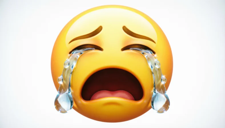 tiktok crying emoji