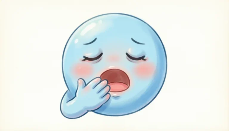 yawning emoji