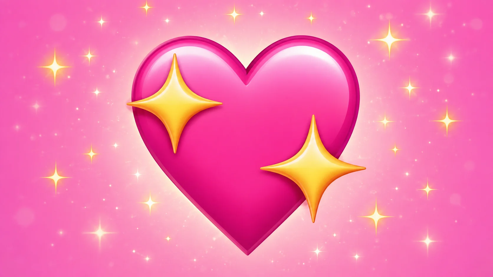 sparkling heart emoji